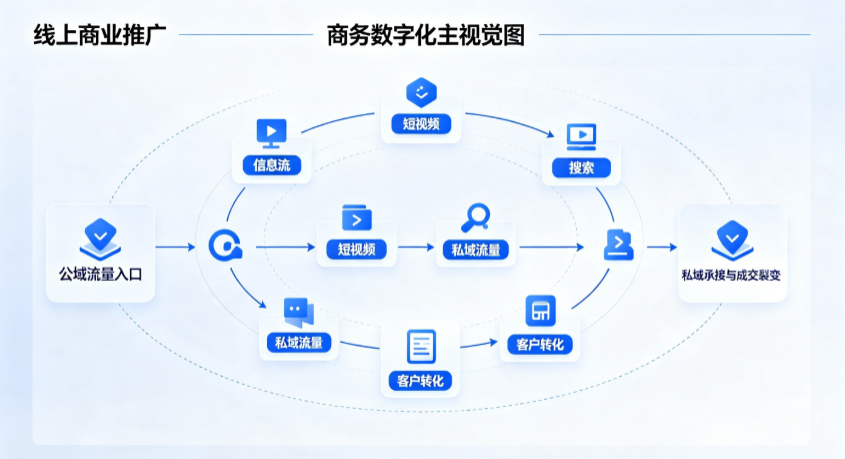 同德县线上商业推广怎么做？全域流量闭环搭建与低成本转化实战指南